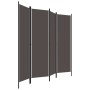 Biombo divisor de 4 paneles gris antracita 200x180 cm de vidaXL, Divisores de ambientes - Ref: Foro24-320721, Precio: 34,12 €...