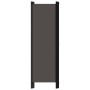 Biombo divisor de 4 paneles gris antracita 200x180 cm de vidaXL, Divisores de ambientes - Ref: Foro24-320721, Precio: 34,12 €...