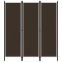 Biombo divisor de 3 paneles marrón 150x180 cm de vidaXL, Divisores de ambientes - Ref: Foro24-320716, Precio: 31,45 €, Descue...