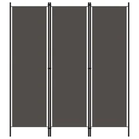 Anthracite gray 3-panel divider screen 150x180 cm by vidaXL, Room dividers - Ref: Foro24-320717, Price: 46,20 €, Discount: %