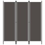 Biombo divisor de 3 paneles gris antracita 150x180 cm de vidaXL, Divisores de ambientes - Ref: Foro24-320717, Precio: 28,21 €...