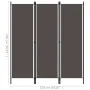 Biombo divisor de 3 paneles gris antracita 150x180 cm de vidaXL, Divisores de ambientes - Ref: Foro24-320717, Precio: 46,20 €...