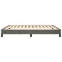 Estructura de cama de terciopelo gris oscuro 180x200 cm de vidaXL, Camas y somieres - Ref: Foro24-346989, Precio: 125,83 €, D...