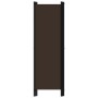 Biombo divisor de 4 paneles marrón 200x180 cm de vidaXL, Divisores de ambientes - Ref: Foro24-320720, Precio: 33,47 €, Descue...