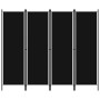 Biombo divisor de 4 paneles negro 200x180 cm de vidaXL, Divisores de ambientes - Ref: Foro24-320722, Precio: 34,12 €, Descuen...