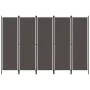Biombo divisor de 5 paneles gris antracita 250x180 cm de vidaXL, Divisores de ambientes - Ref: Foro24-320725, Precio: 56,47 €...