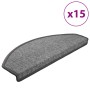 Felpudos para escaleras 15 unidades 65x24x4 cm Gris oscuro Semicircular Grande en Hogar | Comprar online en Foru.es