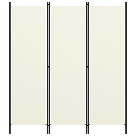 Biombo divisor de 3 paneles blanco 150x180 cm de vidaXL, Divisores de ambientes - Ref: Foro24-320715, Precio: 27,65 €, Descue...