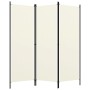 Biombo divisor de 3 paneles blanco 150x180 cm de vidaXL, Divisores de ambientes - Ref: Foro24-320715, Precio: 27,65 €, Descue...