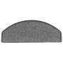 Felpudos para escaleras 15 unidades 65x24x4 cm Gris oscuro Semicircular Grande en Hogar | Comprar online en Foru.es