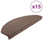 Felpudos para escaleras 15 uds 65x24x4 cm Marrón Café Semicircular Grande en Hogar | Comprar online en Foru.es