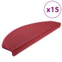 Felpudos para escaleras 15 unidades 65x24x4 cm Rojos Semicirculares Grandes en Hogar | Comprar online en Foru.es