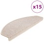 Felpudos para escaleras 15 unidades 65x24x4 cm gris topo semicircular grande en Hogar | Comprar online en Foru.es