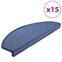 Alfombrillas de escalera 15 unidades azul 65x24x4 cm en Hogar | Comprar online en Foru.es