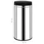 Mülleimer mit automatischem Sensor 70 L Edelstahl von vidaXL, Mülltonnen und Mülltonnen - Ref: Foro24-322696, Preis: 116,68 €...