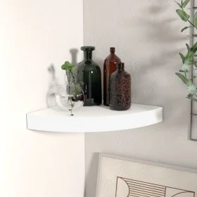 Estante flotante de esquina MDF blanco 25x25x3,8 cm de vidaXL, Estantes y estanterías - Ref: Foro24-323895, Precio: 22,48 €, ...