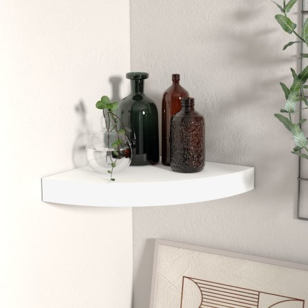 Estante flotante de esquina MDF blanco 25x25x3,8 cm de vidaXL, Estantes y estanterías - Ref: Foro24-323895, Precio: 23,04 €, ...