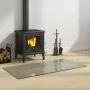 Placa de vidrio para chimenea rectangular 100x50 cm de vidaXL, Cristal - Ref: Foro24-324123, Precio: 52,53 €, Descuento: %