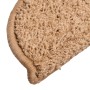 Felpudos para escaleras (15 unidades, 56 x 17 x 3 cm, beige, semicirculares) en Hogar | Comprar online en Foru.es