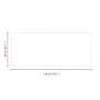 Rectangular glass fireplace plate 120x50 cm by vidaXL, Glass - Ref: Foro24-324131, Price: 63,96 €, Discount: %