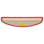 Alfombrillas para escaleras 15 unidades 56x17x3 cm Rojo Semicircular en Hogar | Comprar online en Foru.es