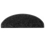 Alfombrillas para escaleras 15 unidades 65x21x4 cm Negro Semicircular Grande en Hogar | Comprar online en Foru.es