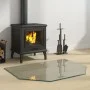 Glass plate for hexagonal fireplace 80x60 cm by vidaXL, Glass - Ref: Foro24-324134, Price: 38,93 €, Discount: %