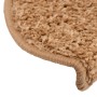 Felpudos para escaleras 15 unidades 65x21x4 cm beige semicirculares grandes en Hogar | Comprar online en Foru.es