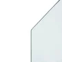 Glass plate for hexagonal fireplace 80x60 cm by vidaXL, Glass - Ref: Foro24-324134, Price: 38,93 €, Discount: %