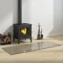 Rectangular glass fireplace plate 120x50 cm by vidaXL, Glass - Ref: Foro24-324125, Price: 61,33 €, Discount: %