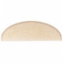 Alfombrillas para escaleras 15 unidades 65x21x4 cm Crema Semicircular Grande en Hogar | Comprar online en Foru.es