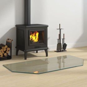 Placa de vidrio para chimenea hexagonal 100x50 cm de vidaXL, Cristal - Ref: Foro24-324135, Precio: 36,66 €, Descuento: %