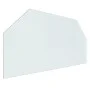 Glass plate for hexagonal fireplace 100x50 cm by vidaXL, Glass - Ref: Foro24-324135, Price: 36,08 €, Discount: %