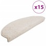 Tapetes para escaleras 15 uds 65x21x4 cm Blanco Semicircular Grande en Hogar | Comprar online en Foru.es