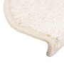 Tapetes para escaleras 15 uds 65x21x4 cm Blanco Semicircular Grande en Hogar | Comprar online en Foru.es