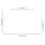 Glass plate for hexagonal fireplace 100x60 cm by vidaXL, Glass - Ref: Foro24-324142, Price: 45,97 €, Discount: %