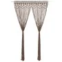 Cortina de macramé algodón gris taupé 140x240 cm de vidaXL, Cortinas y visillos - Ref: Foro24-323982, Precio: 46,80 €, Descue...