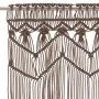 Cortina de macramé algodón gris taupé 140x240 cm de vidaXL, Cortinas y visillos - Ref: Foro24-323982, Precio: 46,80 €, Descue...