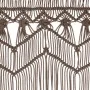 Cortina de macramé algodón gris taupé 140x240 cm de vidaXL, Cortinas y visillos - Ref: Foro24-323982, Precio: 46,80 €, Descue...