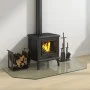 Placa de vidrio para chimenea hexagonal 120x60 cm de vidaXL, Cristal - Ref: Foro24-324144, Precio: 52,21 €, Descuento: %