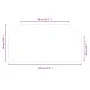 Placa de vidrio para chimenea hexagonal 120x60 cm de vidaXL, Cristal - Ref: Foro24-324144, Precio: 52,21 €, Descuento: %