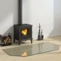 Placa de vidrio para chimenea hexagonal 120x60 cm de vidaXL, Cristal - Ref: Foro24-324138, Precio: 58,15 €, Descuento: %