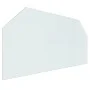 Placa de vidrio para chimenea hexagonal 120x60 cm de vidaXL, Cristal - Ref: Foro24-324138, Precio: 58,15 €, Descuento: %