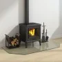 Placa de vidrio para chimenea hexagonal 120x60 cm de vidaXL, Cristal - Ref: Foro24-324138, Precio: 58,15 €, Descuento: %