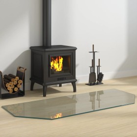 Placa de vidrio para chimenea hexagonal 120x50 cm de vidaXL, Cristal - Ref: Foro24-324137, Precio: 35,15 €, Descuento: %