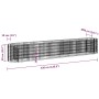 Arriate de gaviones de hierro galvanizado 330x50x50 cm de vidaXL, Maceteros y jardineras - Ref: Foro24-152027, Precio: 97,18 ...