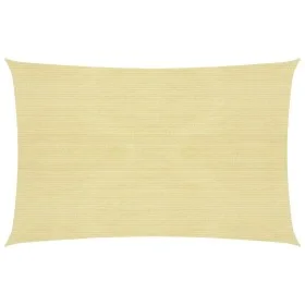 Beige HDPE sail shade 160 g/m² 2x3.5 m by vidaXL, Umbrellas - Ref: Foro24-311118, Price: 24,82 €, Discount: %