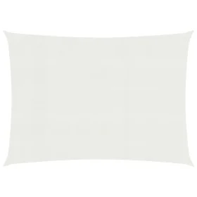 Toldo de vela blanco HDPE 160 g/m² 4x5 m de vidaXL, Sombrillas - Ref: Foro24-311243, Precio: 47,36 €, Descuento: %