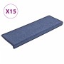 Alfombrillas para escaleras 15 unidades 65x21x4 cm Azul Borde Rectangular en Hogar | Comprar online en Foru.es