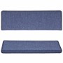 Alfombrillas para escaleras 15 unidades 65x21x4 cm Azul Borde Rectangular en Hogar | Comprar online en Foru.es